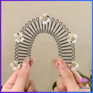 First Chioce หวีสับผม ลายดอกไม้ และไม่มีรอยต่อ ระดับไฮเอนด์ เก็บผมเร็ว Hair Accessories