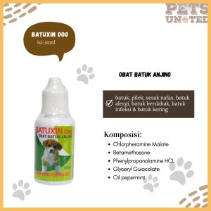 BATUXIN dog - Obat Anjing Batuk Flu Alergi Demam