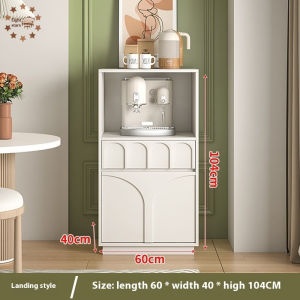 Storage Cabinet Cream Style Light Luxury Dining Cabinet Wine Cabinet Tea Cabinet Wall Mounted Storage Cabinet