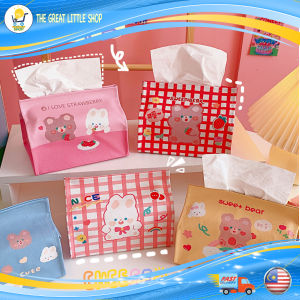 Korean Style Cute Tissue Box Bear Cartoon 韩版网红可爱卡通小熊纸巾盒