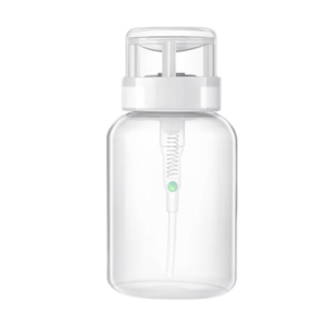 250ml Nail Polish Remover Empty Bottle Push Makeup Remover Empty Bottle PP Travel Dispenser Bottle