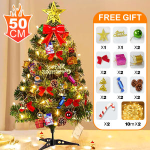 Mini Christmas Tree With Lights Christmas Festive Party christmas decorations for home 2026