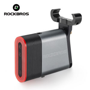 ROCKBROS Phía sau Xe đạp ánh sáng thông minh Bluetooth khóa ánh sáng không thấm nước TYPE-C có thể sạc lại MTB xe đạp đường trường đèn hậu phanh