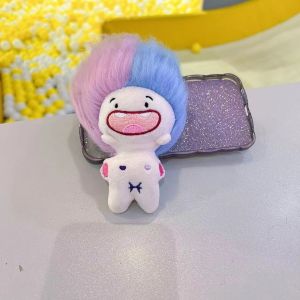 BG9T Vải nhung lông Búp bê nhồi bông chòm sao lông dài 10cm Trang trí túi treo Búp bê hoàng đạo Bền Hoạt hình  dây chuyền túi
