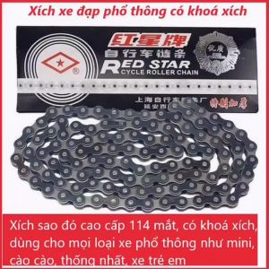 XÍCH SÊN CHO CÁC LOẠI XE ĐẠP PHỔ THÔNG NHƯ XE MINI CÀO CÀO THỐNG NHẤT XE TRẺ EM...