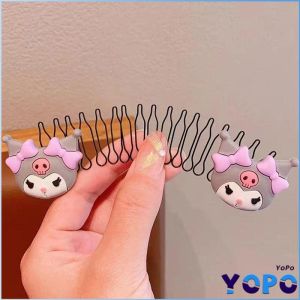 YoPo Childrens Hair Comb Headband For Kids girl Cartoon Ponytail Clip Children Buckle Fixing Hairpin