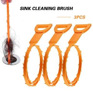 💥🎁Buy one get a gift🎁💥1 PCS Sink Blockage Remover Hook Bathroom Floor Sewer Dredge Kitchen Bathroom Remove Sewer Blockage Plastic Hook Dredge Cleaning Tool