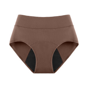 Antibacterial Pure Cotton Sanitary Pants Incontinence-proof Underwear Elderly Fat Moms Large Size Young Adult