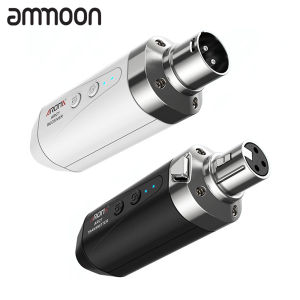 [ammoon]【Ready Stock】Aroma ARC1 Microphone Wireless Transmission System(Transmisster & Receiver) 4 Channels Max. 35m Effective Range XLR Connection