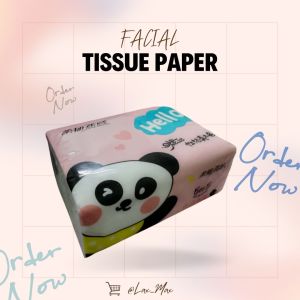 Bamboo Soft Facial Tissue Paper 300 Sheets (75 Pulls x 4 Ply) | Premium Thick & Absorbent |