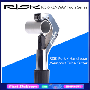 RISK Cycling Repair Tool Mountain Bike Front Fork Pipe Cutter Aluminum Alloy Bike Head Tube Pipe Handlebar Seat Post Cutting Tool JC