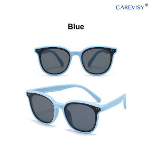 CAREVISY Stylish Polarized Sunglasses Kids UV400 Protection Anti Glare Hiking Travelling Outdoor Sunglasses for Kids