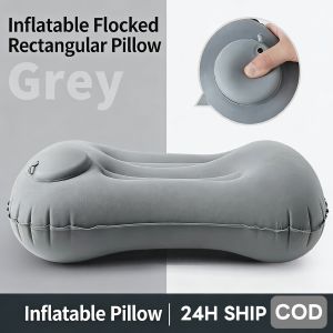 Press-Type Inflatable Travel Pillow 4/2/1-Pack Foldable & Waterproof Multifunctional Neck Support Cushion for Home Office Camping & Travel