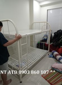 LƯU Ý => ÁNH THẬT Giường sắt 2 tầng cao cấp chiều ngang 1M dài 2M cao 1m7 nhiều màu - Nội Thất ATD giao toàn quốc