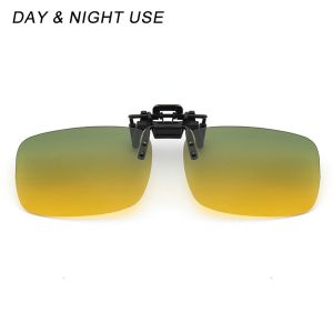 XENMART Outdoor Rimless Anti-Glare Eyewear Night Vision Driving Glasses Polarized Clip-on Sunglasses
