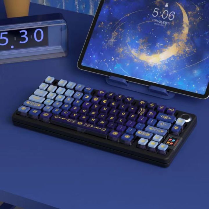 【Keycap Only】Star Night Keycap 122 keys Four Side Transparent OEM ...