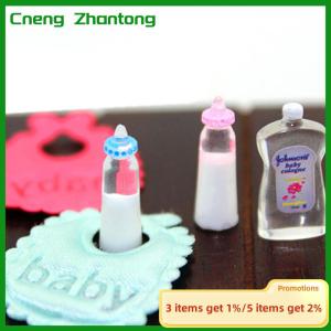 Cneng 1:12 Dolls House Miniature Baby Bottles Shampoo Bibs Set Nursery Accessory Gift