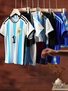 AE2526 World Cup Barcelona jersey club football uniform national team Messi 10 No. C Ronaldo jersey fan set
