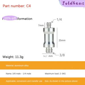 Joldhans Conversion Screw 1 4 to 3 8 Screw Flash Stand Tripod Screw Convert Adapter Camera Mount Photography Accessories for SLR Camera Tripod