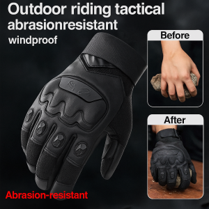 Gloves Windproof Anti-Wear Anti-Fire Protection Reinforced Comfortable Sticking Durable