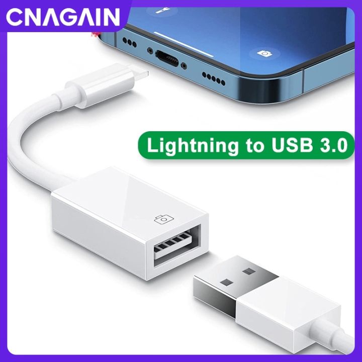 Lightning Sang USB Đầu Đọc Camera Kết Nối Bộ Chuyển Đổi Data