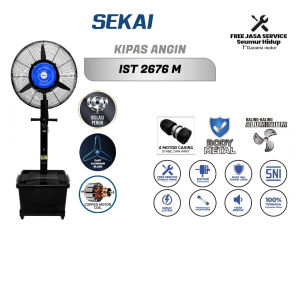 SEKAI Kipas Angin Tornado Industri Misty Fan Kipas Kabut Embun IST-2672M / IST-2072M / IST-3076M / IST-2676M