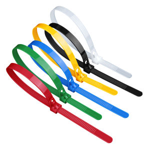 100Pcs Releasable Nylon Cable Tie Reusable Plastic Loop Wire Wrap Strap Zip Organizer Recyclable Fasten Tension Belt