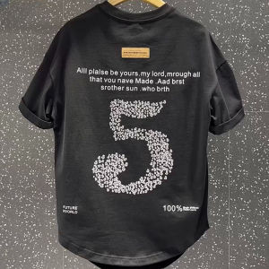 IELGY Summer New T-shirt Mens Fashion Printed Slim-fit Handsome Top