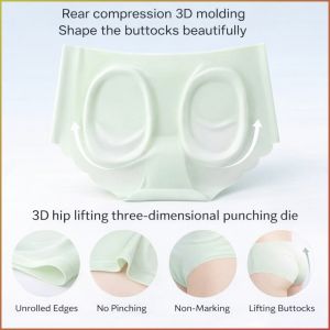 [HOT][Nude feeling/butt lift] Seamless underwear for women/breathable/quick drying/peach butt/fitness triangle ice silk/comfortable/7A antibacterial