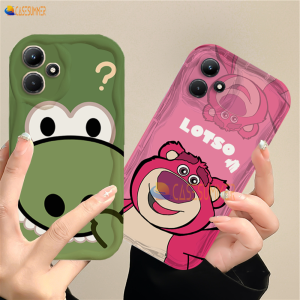 (Lokal Ready) Casesummer Casing hp Infinix Smart 8 Note 30 Hot 30i Note 12 G96 Hot 12 Play 11 Play 9 Play 10 Play Smart 5 Smart 6  Smart 7 Hot 20S Lotso Strawberry Bear and Cute Dinosaur 3D Soft Wave Edge Glossy Back Silicone Kesing Case