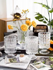 Bình hoa thủy tinh dạng ly lớn độc đáo rất đẹp Sun Decor 11 lọ hoa thủy tinh cao cấp