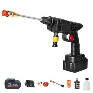 HOCO MALL Handheld Mini Pressure Washer Pressure Washer Portable Electric Car Washer 300w High Power Rechargeable Handheld Pressure Cleaner Ideal