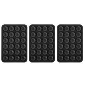 Double Side Mobile Phone Sucker Silicone Pad Suction with Strong 3M Adhesive Double Side Car Phone Holder Rubber Sucker Cellphone Suction Holder Support Stand