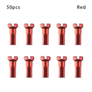 NOBLELUX 10/20/50pcs Outdoor Alloy Anodized 14mm Bicycle Wheel Accessories Wheel Spoke Nipples Multicolor Cycling Spokes Nipples