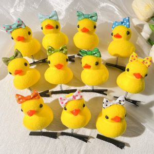 Jepit Rambut Anak  Bentuk Bebek Lucu  Hair Clip Aksesoris Rambut Motif Karakter Lucu ptt
