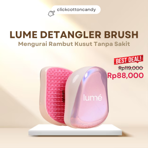 LUME Untangled Hair Brush Sisir Sikat Rambut Anti Kusut No Tangle