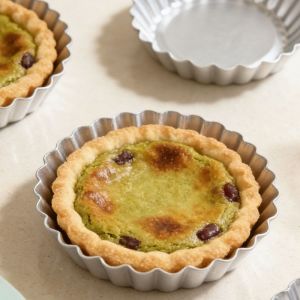 SJJL MALL Edge-patterned Egg Tart Molds Flower Shape Nonstick Pizza Baking Pan Bakeware Fluted Pie Plate Mould Baking