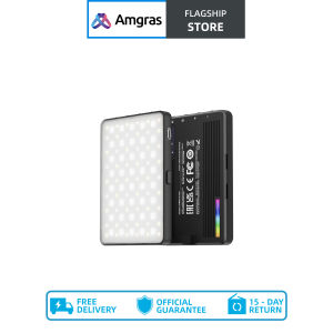 Amgras LuxMeta Ⅲ Ultra Video Light Rechargeable Portable Photography Fill Light Dimmable Temperature 3000K-9000K CRI96+