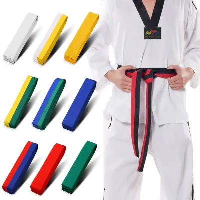 [Local] BC 1PCS Martial Arts Karate Judo Taekwondo Professional Belts Judo Jiu jitsu Standard Tapes Protective Waistband