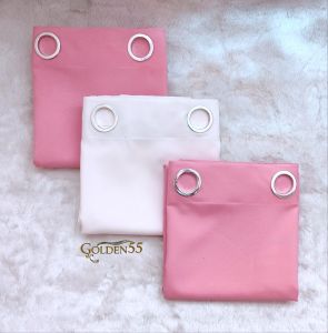 Golden55 Curtains - Plain Colors - 3N1 SET CURTAIN - 5FT/6FT/7FT - Katrina Fabric