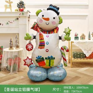 150CM Christmas Tree Balloon Large Snowman Santa Claus Christmas Deco xmas Decoration 圣诞树气球 聖誕節 裝飾品