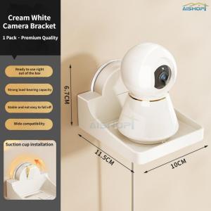 [SG Seller]No Drill Suction Camera Mount  Wall Camera cket Reversible CCTV Holder Fit Indoor Security Cameras