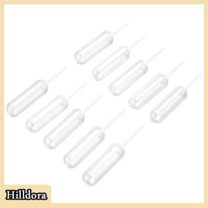 [Hilldora] 50pcs Mini 4ml Plastic Squeeze Transfer Pipettes Dropper Disposable Pipettes
