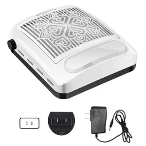 SUTONGXUE 100W Máy hút bụi móng tay 4500 vòng/phút Màn hình lọc có thể tháo rời Quạt hút bụi móng tay Phích cắm kiểu Mỹ Tiếng ồn thấp Dụng cụ máy làm móng tay Làm móng nghệ thuật