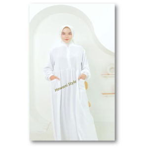 Gamis / Dress / Muslimah " ELSA " Hijab Modern Premium ( SAKU DEPAN )