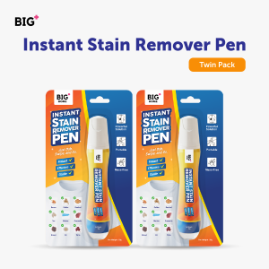 BIG+ Instant Stain Remover Pen (20ml) Clothes Fabric Spot Cleaner for Food Drink Stains Portable
