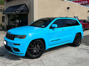 GLOSSY SKY BLUE VINYL WRAP STICKER FOR CAR / Motorcycle