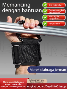 Kait Pull-Up Gym / Kait Latihan Deadlift/Kait Tarik ke Atas / Penyangga Tangan Untuk Latihan / Pegangan Kait Penyangga Pergelangan Tangan / Pegangan Kait Penyangga Pergelangan Tangan Pelatih Kait Pegangan