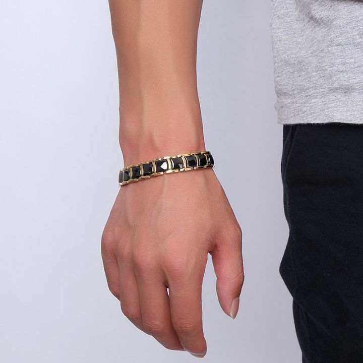 Jewellery Hand Chain Men Gold Color Bracelet Men Luxury On Hand