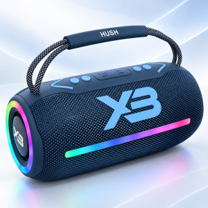 XB207 HUSH Portable Bluetooth Speaker Wireless Outdoor Speaker Rich Stereo Sound Rechargeable Battery for Travel